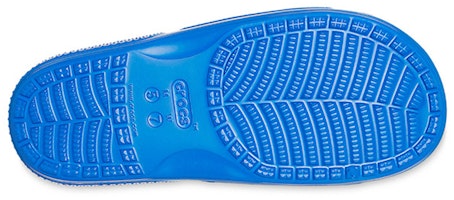Details for Crocs Classic Slide 'Blue Bolt' Biru 206121-4KZ