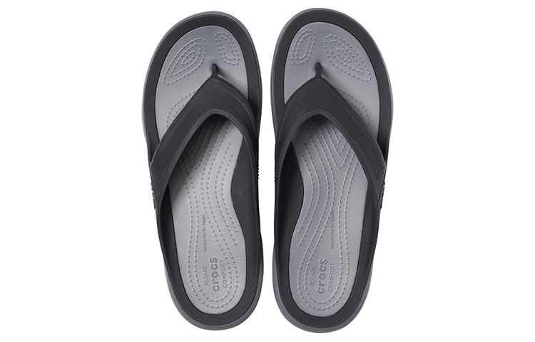 Purchase Crocs 激浪簡約休閒人字拖鞋 灰色