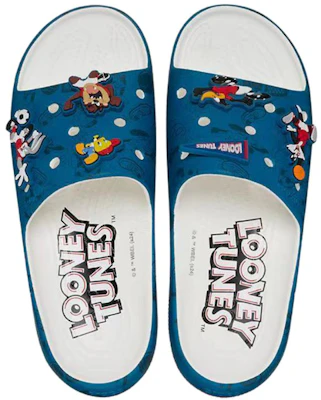 크록스 클래식 슬라이드 루니 툰즈 209821-100 Shop 크록스 클래식 슬라이드 루니 툰즈 209821-100