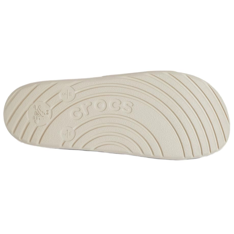 Sizing Crocs卡羅奇 舒適經典 耐磨輕便 防磨一字拖鞋 男女款 白色