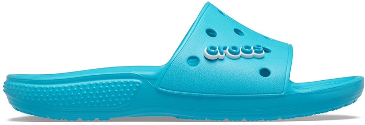 Crocs Classic Slides 'Blue' 206121-4SL Order Crocs Classic Slides 'Blue' 206121-4SL