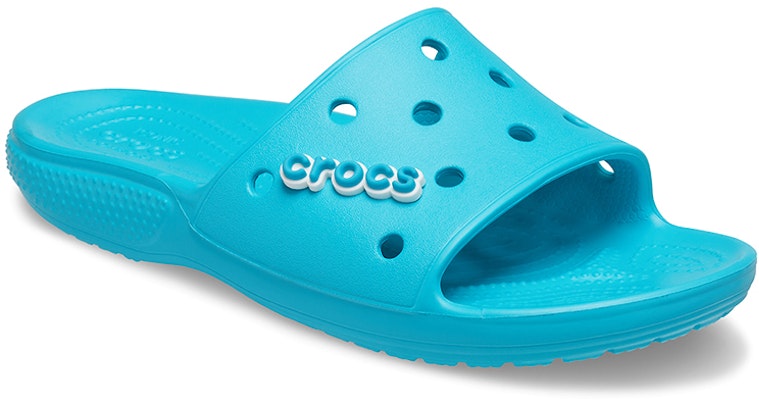 Crocs Classic Slides 'Blue' 206121-4SL Lookbook Crocs Classic Slides 'Blue' 206121-4SL