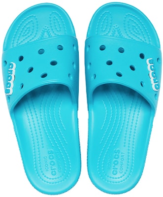 Crocs Classic Slides 'Blue' 206121-4SL Purchase Crocs Classic Slides 'Blue' 206121-4SL