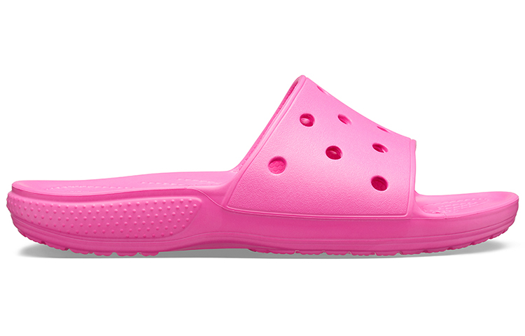 Order Crocs Classic Slides ''Elektrisches Pink'' 206121-6QQ