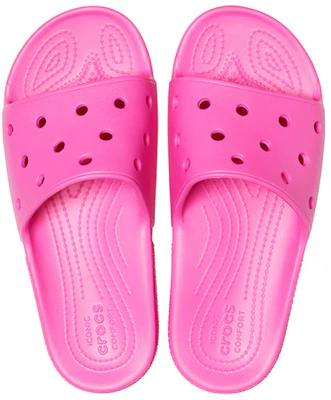 Crocs Classic Slides ''Elektrisches Pink'' 206121-6QQ Purchase Crocs Classic Slides ''Elektrisches Pink'' 206121-6QQ