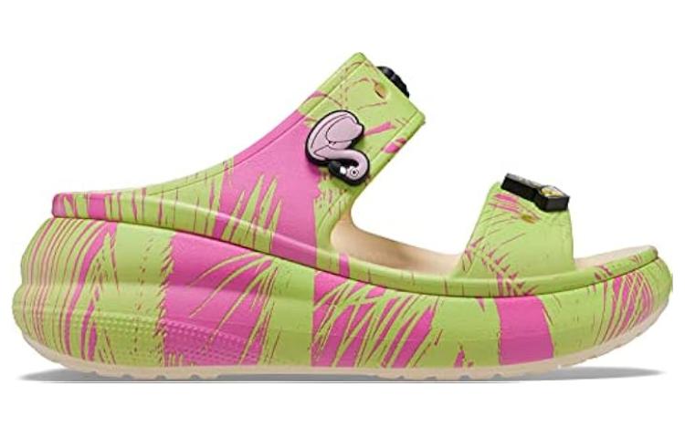 Order Crocs Klasik Slip-On 'Pink Hijau' 208490-1FR