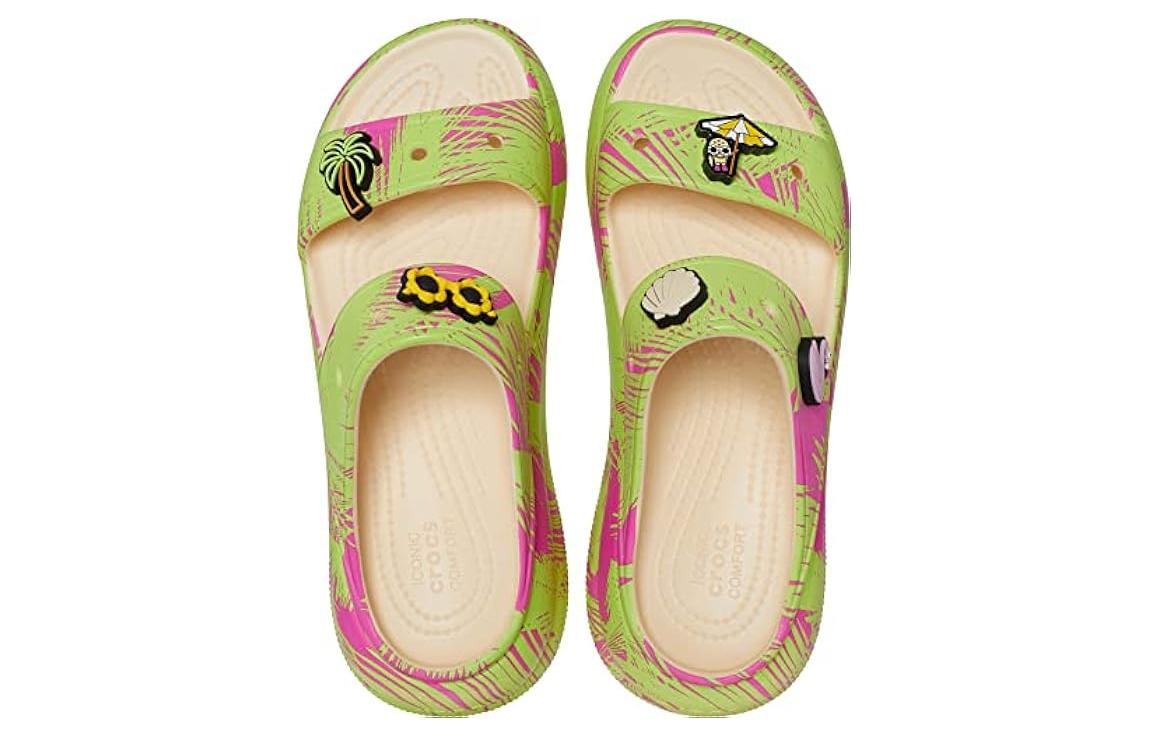 Lookbook Crocs Klasik Slip-On 'Pink Hijau' 208490-1FR