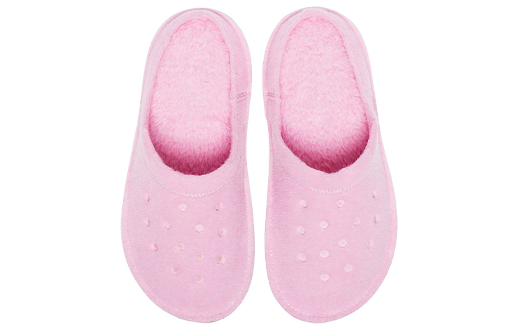 Shop Crocs Classic Slipper Casual Minimalistic Shoe Unisex Pink 203600-6SS