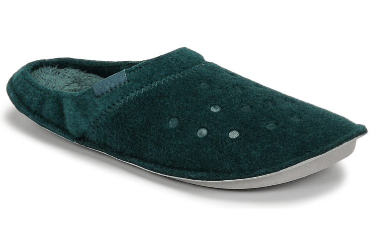 Shop Crocs Classic Slipper Casual Unisex Green Slippers 203600-318