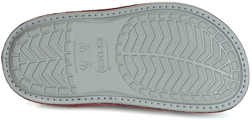 Crocs 卡駱馳 Classic Slipper 家居軟底棉拖鞋 男女同款 紅 Sizing Crocs 卡駱馳 Classic Slipper 家居軟底棉拖鞋 男女同款 紅