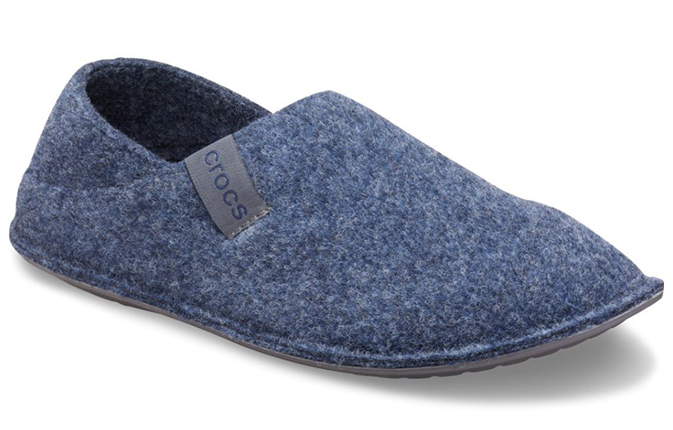 Lookbook Crocs 经典软底拖鞋 男女通用 蓝色拖鞋 205837-459