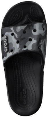 Crocs Classic Slippers Camouflage Black Unisex 207280-001 Lookbook Crocs Classic Slippers Camouflage Black Unisex 207280-001