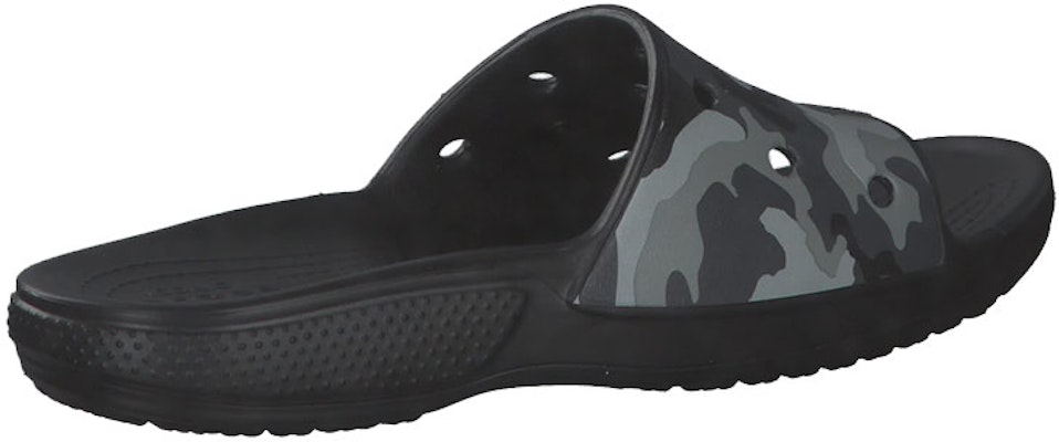 Crocs Classic Slippers Camouflage Black Unisex 207280-001 Shop Crocs Classic Slippers Camouflage Black Unisex 207280-001