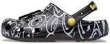 Buy Crocs Klasik Smiley World 'Hitam Putih' Selipar. 207971-0C4
