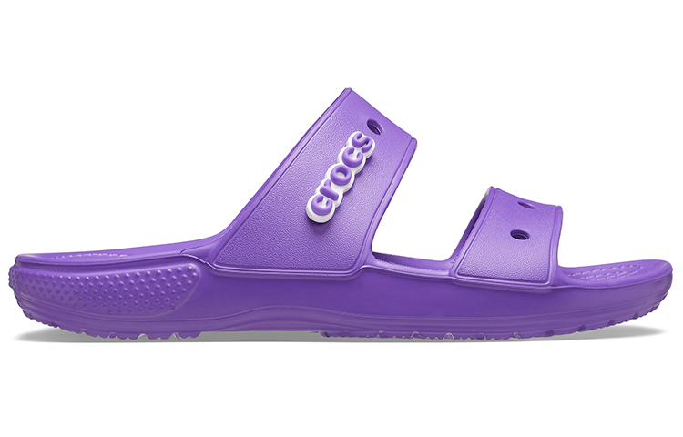 Crocs Classic Soft Sole Cozy Flat Heel Sports Slippers Unisex Purple 圖 2