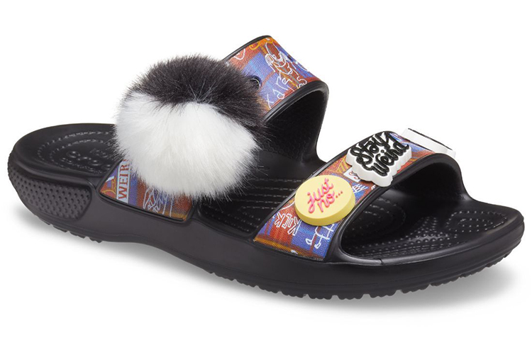 Crocs Classic Soft Sole Cozy Flat Heel Sports Slippers Unisex Black 圖 3