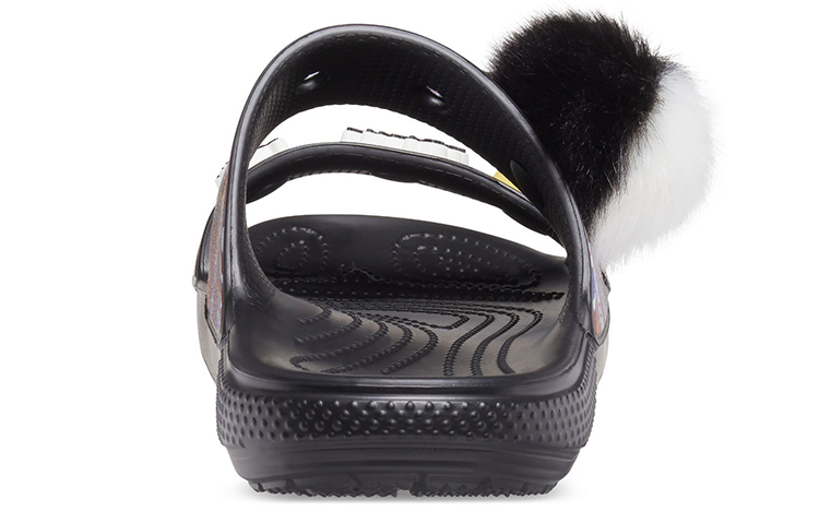 Crocs Classic Soft Sole Cozy Flat Heel Sports Slippers Unisex Black 圖 6