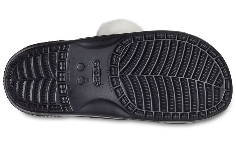 Crocs Classic Soft Sole Cozy Flat Heel Sports Slippers Unisex Black 圖 7