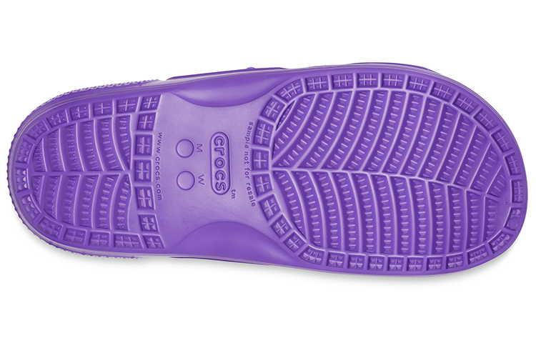 Crocs Classic Soft Sole Cozy Flat Heel Sports Slippers Unisex Purple 圖 7