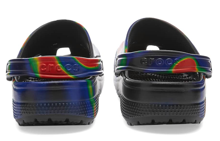 Shop Crocs Klasik Solarized Clogs 'Biru Oranye' 207556-089