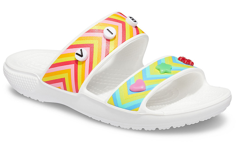 Lookbook Crocs Classiques Sandales Sport Unisexe Blanc / Multicolore 206985-94S