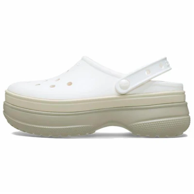 Crocs Classic Stacked Clog 'Chalk' 211355-0WV Buy Crocs Classic Stacked Clog 'Chalk' 211355-0WV