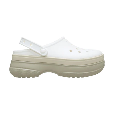 Crocs Classic Stacked Clog 'Chalk'