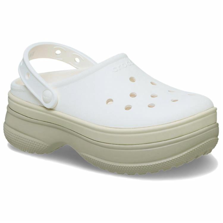 Order Crocs Classic Stacked Clog 'Chalk' 211355-0WV