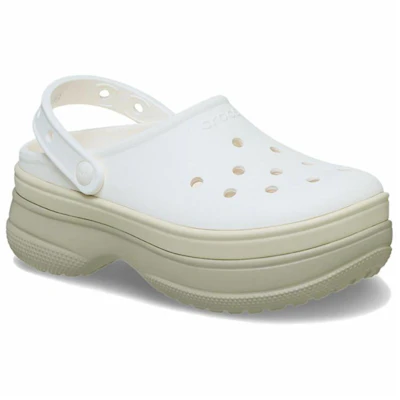 Crocs Classic Stacked Clog 'Chalk' 211355-0WV Order Crocs Classic Stacked Clog 'Chalk' 211355-0WV