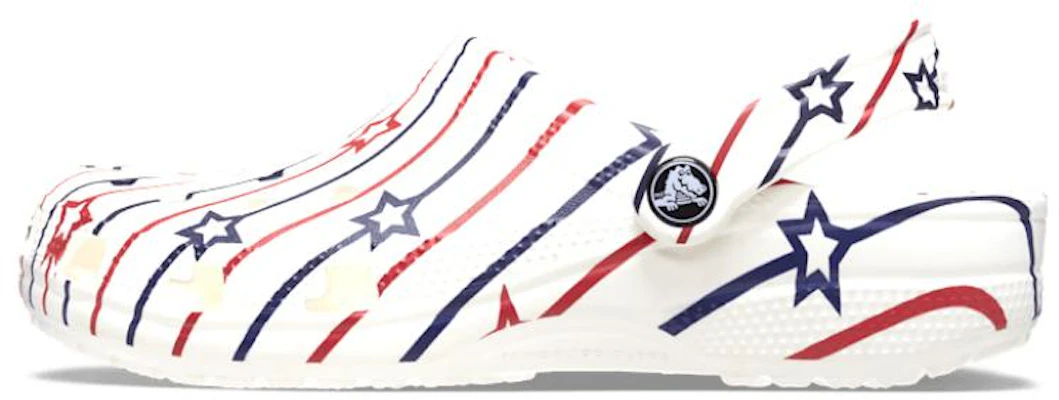 クロックス クラシック スターズアンドストライプ クロッグ 'ホワイトマルチ' 208877-94S 208877-94S Buy クロックス クラシック スターズアンドストライプ クロッグ 'ホワイトマルチ' 208877-94S 208877-94S