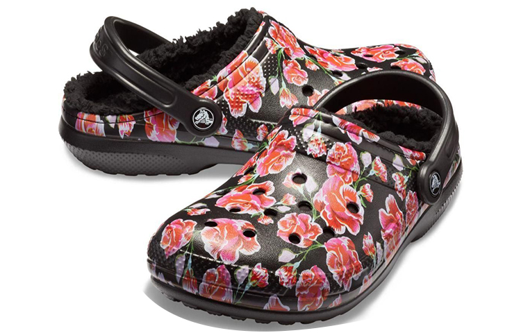 Purchase Crocs Classic Stay Warm Gezellig Sport Unisex Zwart Rood Sandalen ''Zwart Rood'' 205324-643