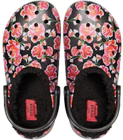 Details for Sandal Crocs Classic Tetap Hangat Cozy Unisex Hitam Merah 'Black Red' 205324-643