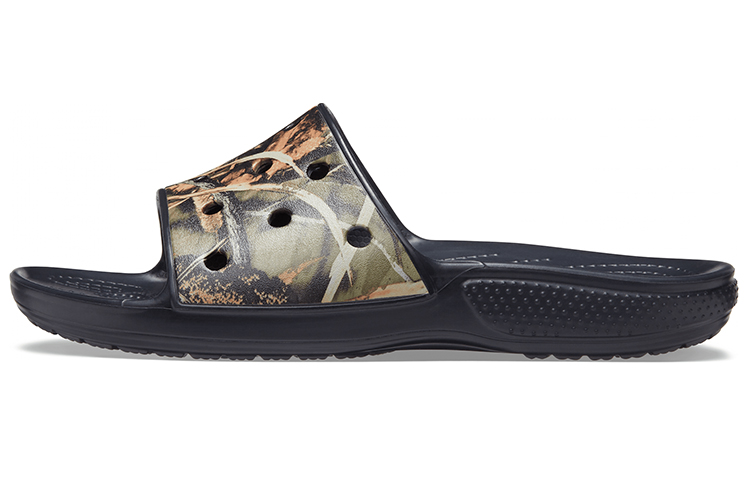 Crocs Classic Stylish Sports Slippers Unisex Black Brown 206521-001