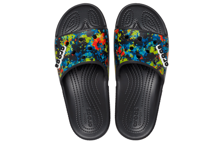 Purchase Crocs Classic Tie-Dye Graphic Slide ''Nero'' 206520-988