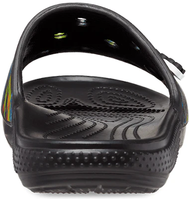 Crocs Classic Tie-Dye Graphic Slide ''Nero'' 206520-988 Details for Crocs Classic Tie-Dye Graphic Slide ''Nero'' 206520-988