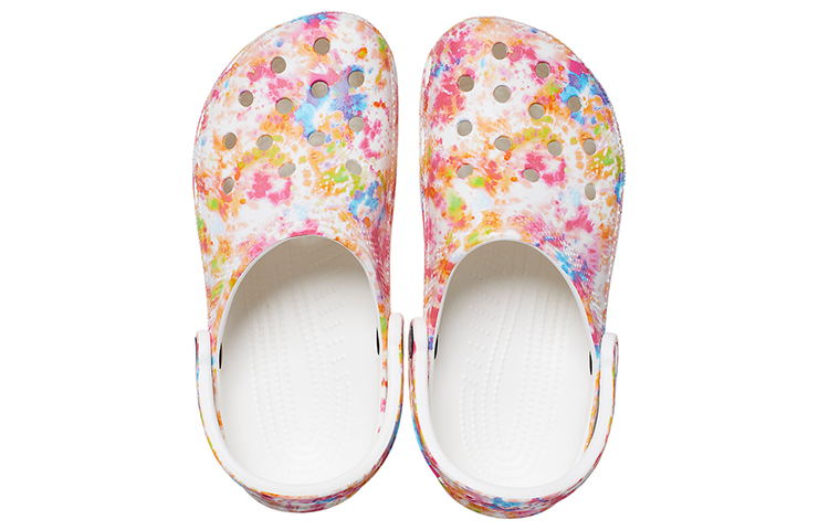 Shop Sandal Pantai Unisex Crocs Classic Tie Dye 205453-83B