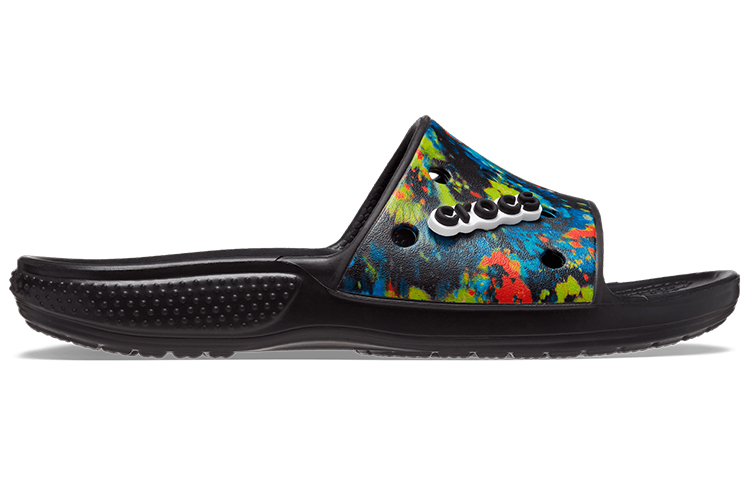 Order Crocs Classic Tie-Dye Graphic Slide 'Negro' 206520-988