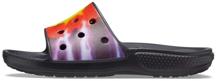 crocs-classic-tie-dye-pattern-casual-shoe-black-206520-90-h