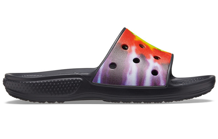 Order Crocs Classic Corak Tie Dye Kasut Kasual Hitam 206520-90H