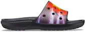 Order Crocs Classic Corak Tie Dye Kasut Kasual Hitam 206520-90H