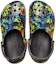 Shop Crocs Classic Tie Dye Corak Unisex Sandal Biru Denim Pantai 205453-4SW