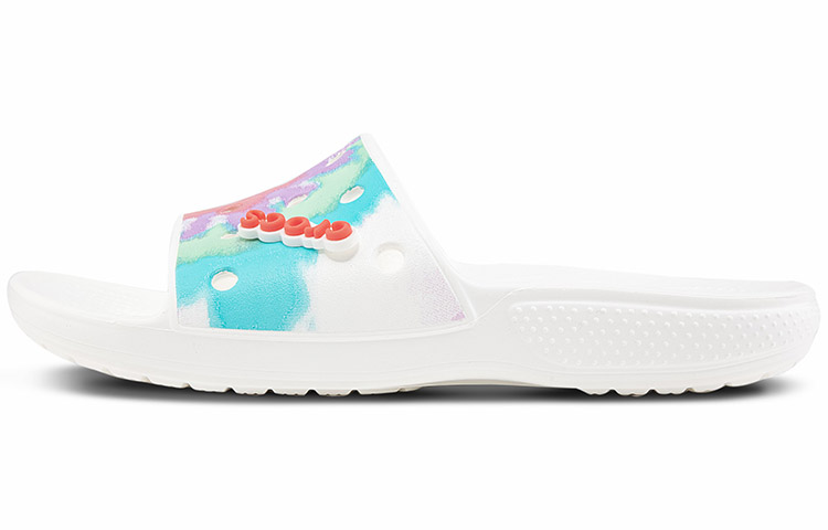 Crocs Classic Tie Dye Pattern Slippers Multi-Color 206520-6SN
