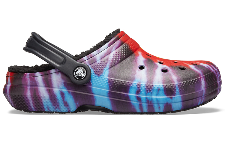 Order Crocs Classic Tie Dye Hangat Selesa Crocs Sukan Selipar Unisex Ungu Merah 206341-988