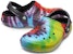 Crocs Classic Tie Dye Hangat Selesa Crocs Sukan Selipar Unisex Ungu Merah 206341-988