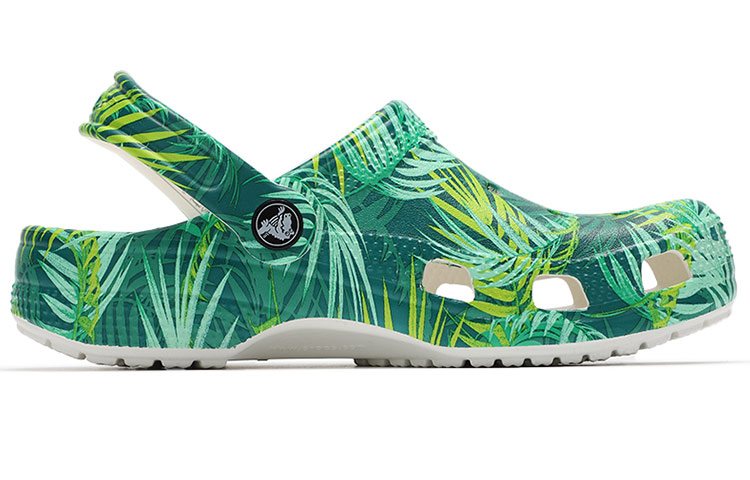 Order Crocs Classiques Sabots Tropicaux Camouflage Vert Sandales 207179-94S