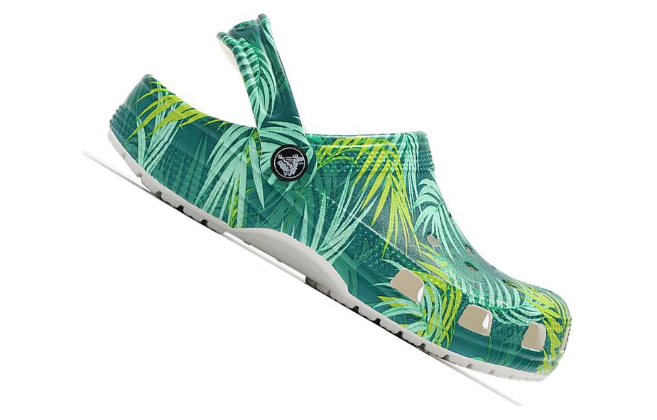 Lookbook Crocs Classiques Sabots Tropicaux Camouflage Vert Sandales 207179-94S
