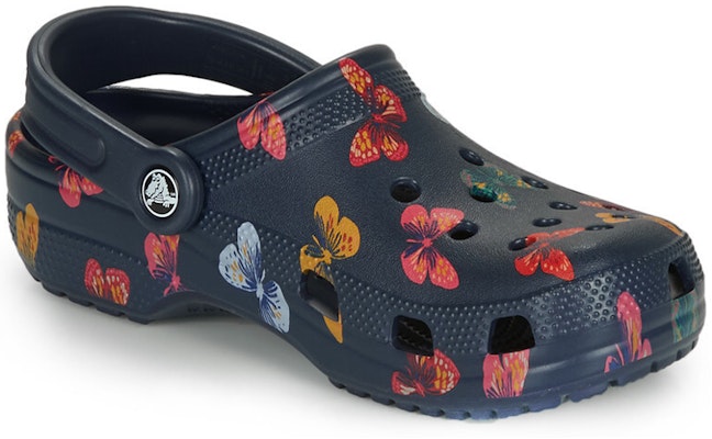 Crocs Classic Liburan Trend Kupu-Kupu 'Navy Multi' 206375-92Z Lookbook Crocs Classic Liburan Trend Kupu-Kupu 'Navy Multi' 206375-92Z