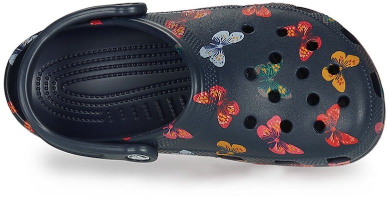 Crocs Classic Liburan Trend Kupu-Kupu 'Navy Multi' 206375-92Z Shop Crocs Classic Liburan Trend Kupu-Kupu 'Navy Multi' 206375-92Z