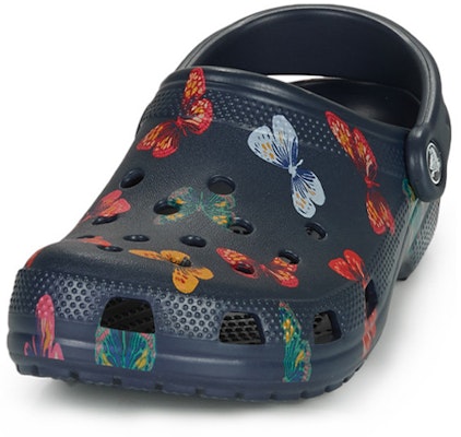 Crocs Classic Vacay Vibes Butterfly Clogs 'Navy Multi' 206375-92Z Purchase Crocs Classic Vacay Vibes Butterfly Clogs 'Navy Multi' 206375-92Z