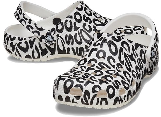 クロックス クラシック 変形ロゴ 白黒 210805-100 Details for クロックス クラシック 変形ロゴ 白黒 210805-100